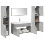 Set muebles de baño 5 piezas madera ingeniería gris hormigón von , Badezimmermöbel - Ref: Foro24-3324887, Preis: 335,94 €, Ra...