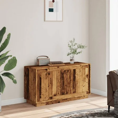 Aparador de madera de ingeniería envejecida 102x35x55 cm by , Sideboards - Ref: Foro24-857139, Price: 89,25 €, Discount: %