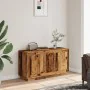 Aparador de madera de ingeniería envejecida 102x35x55 cm by , Sideboards - Ref: Foro24-857139, Price: 89,25 €, Discount: %