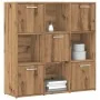 Estantería de madera de ingeniería roble artisan 90x28x90 cm by , Bookcases and shelves - Ref: Foro24-856059, Price: 105,19 €...