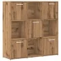 Estantería de madera de ingeniería roble artisan 90x28x90 cm by , Bookcases and shelves - Ref: Foro24-856059, Price: 105,19 €...