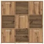 Estantería de madera de ingeniería roble artisan 90x28x90 cm by , Bookcases and shelves - Ref: Foro24-856059, Price: 105,19 €...