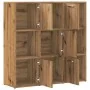 Estantería de madera de ingeniería roble artisan 90x28x90 cm by , Bookcases and shelves - Ref: Foro24-856059, Price: 105,19 €...