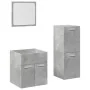 Set muebles de baño 2 piezas madera contrachapada gris hormigón von , Badezimmermöbel - Ref: Foro24-3324870, Preis: 82,35 €, ...