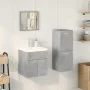 Set muebles de baño 2 piezas madera contrachapada gris hormigón von , Badezimmermöbel - Ref: Foro24-3324870, Preis: 82,35 €, ...