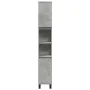 Armario de baño madera contrachapada gris hormigón 30x30x190 cm de , Tocadores de baño - Ref: Foro24-857201, Precio: 78,64 €,...