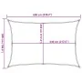 Toldo de vela rectangular HDPE naranja 160 g/m² 5x6 m by , Umbrellas - Ref: Foro24-311686, Price: 60,28 €, Discount: %
