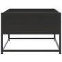 Mesa de centro de madera ingeniería y metal negro 100x50x35 cm by , Coffee table - Ref: Foro24-848779, Price: 66,44 €, Discou...