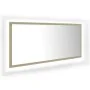LED-Badezimmerspiegel aus Acryl in Sonoma-Eiche Farbe 100x8,5x37 cm von vidaXL, Badezimmerwaschtische - Ref: Foro24-804943, P...
