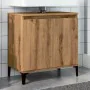 Mueble de lavabo madera de ingeniería roble artisan 58x33x60 cm de , Tocadores de baño - Ref: Foro24-857118, Precio: 59,13 €,...