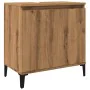 Mueble de lavabo madera de ingeniería roble artisan 58x33x60 cm de , Tocadores de baño - Ref: Foro24-857118, Precio: 59,13 €,...