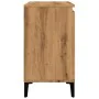 Mueble de lavabo madera de ingeniería roble artisan 58x33x60 cm de , Tocadores de baño - Ref: Foro24-857118, Precio: 59,13 €,...