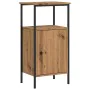 Mesita de noche madera de ingeniería roble artisan 41x31x80 cm de , Mesitas de noche - Ref: Foro24-857248, Precio: 50,72 €, D...