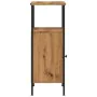 Mesita de noche madera de ingeniería roble artisan 41x31x80 cm de , Mesitas de noche - Ref: Foro24-857248, Precio: 50,72 €, D...