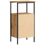 Mesita de noche madera de ingeniería roble artisan 41x31x80 cm de , Mesitas de noche - Ref: Foro24-857248, Precio: 50,72 €, D...