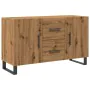 Aparador de madera de ingeniería roble artisan 100x36x60 cm de , Aparadores - Ref: Foro24-857325, Precio: 131,45 €, Descuento: %