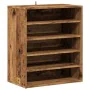 Mueble zapatero madera ingeniería madera envejecida 60x35x70 cm by , Shoe racks and shoe organizers - Ref: Foro24-856700, Pri...