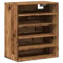 Mueble zapatero madera ingeniería madera envejecida 60x35x70 cm by , Shoe racks and shoe organizers - Ref: Foro24-856700, Pri...