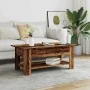 Mesa de centro madera ingeniería madera envejecida 102x55x42 cm by , Coffee table - Ref: Foro24-856796, Price: 78,32 €, Disco...