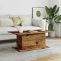 Mesa de centro madera ingeniería envejecida 102x55,5x40 cm by , Coffee table - Ref: Foro24-856806, Price: 61,81 €, Discount: %