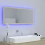 LED-Badezimmerspiegel aus Acryl in Sonoma-Eiche Farbe 100x8,5x37 cm von vidaXL, Badezimmerwaschtische - Ref: Foro24-804943, P...
