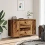 Aparador madera de ingeniería madera envejecida 120x41x75 cm by , Sideboards - Ref: Foro24-856794, Price: 166,01 €, Discount: %