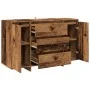 Aparador madera de ingeniería madera envejecida 120x41x75 cm by , Sideboards - Ref: Foro24-856794, Price: 166,01 €, Discount: %
