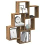 Estante cubo pared madera ingeniería roble artisan 78x15x93 cm von , Regale und Regale - Ref: Foro24-856595, Preis: 42,00 €, ...