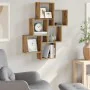 Estante cubo pared madera ingeniería roble artisan 78x15x93 cm von , Regale und Regale - Ref: Foro24-856595, Preis: 42,00 €, ...