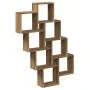 Estante cubo de pared madera ingeniería roble 90x15x119,5 cm by , Shelves and shelves - Ref: Foro24-856597, Price: 50,84 €, D...