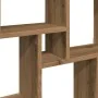 Estante cubo de pared madera ingeniería roble 90x15x119,5 cm by , Shelves and shelves - Ref: Foro24-856597, Price: 50,84 €, D...