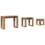Mesas apilables 3 uds madera de ingeniería roble artisan by , Side tables - Ref: Foro24-856679, Price: 57,35 €, Discount: %