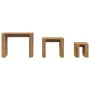 Mesas apilables 3 uds madera de ingeniería roble artisan by , Side tables - Ref: Foro24-856679, Price: 57,35 €, Discount: %