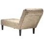 Tumbona almohada reposabrazo derecho cuero sintético gris claro by , Daybeds - Ref: Foro24-4009857, Price: 137,96 €, Discount: %