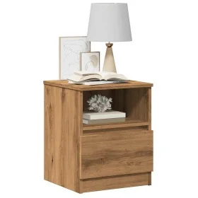 Mesitas noche 2 uds madera ingeniería roble artisan 40x40x50 cm by , Nightstands - Ref: Foro24-856501, Price: 78,15 €, Discou...