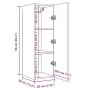 Mueble para TV madera de ingeniería envejecida 30,5x30x90 cm von , TV-Möbel - Ref: Foro24-856394, Preis: 51,61 €, Rabatt: %
