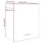 Armario colgante madera de ingeniería roble artisan 50x31x60 cm de , Armarios de cocina - Ref: Foro24-856108, Precio: 50,51 €...