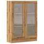 Armario de madera de ingeniería roble artisan 82,5x30,5x115 cm de , Librerías y estanterías - Ref: Foro24-856157, Precio: 113...