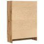 Armario de madera de ingeniería roble artisan 82,5x30,5x115 cm de , Librerías y estanterías - Ref: Foro24-856157, Precio: 113...