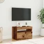 Mueble TV luces LED madera ingeniería envejecida 60x35x40 cm by , TV Furniture - Ref: Foro24-856309, Price: 51,57 €, Discount: %