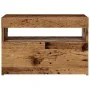 Mueble TV luces LED madera ingeniería envejecida 60x35x40 cm by , TV Furniture - Ref: Foro24-856309, Price: 51,57 €, Discount: %