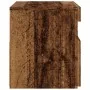 Mueble TV luces LED madera ingeniería envejecida 60x35x40 cm by , TV Furniture - Ref: Foro24-856309, Price: 51,57 €, Discount: %