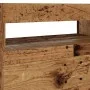 Mueble TV luces LED madera ingeniería envejecida 60x35x40 cm by , TV Furniture - Ref: Foro24-856309, Price: 51,57 €, Discount: %