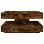Mesa de centro giratoria 360 grados roble ahumado 70x70x34,5 cm von , Couchtisch - Ref: Foro24-858483, Preis: 84,58 €, Rabatt: %