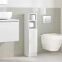 Mueble de baño con portarrollos blanco 20,5x22x90 cm von , Badezimmermöbel - Ref: Foro24-858497, Preis: 36,78 €, Rabatt: %