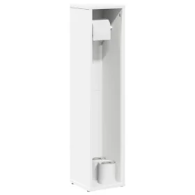 Mueble de baño con portarrollos blanco 20,5x20x90 cm von , Badezimmermöbel - Ref: Foro24-858506, Preis: 26,55 €, Rabatt: %