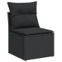 Set de sofás de jardín con cojines 9 pzas ratán sintético negro by , Garden sets - Ref: Foro24-3326126, Price: 619,63 €, Disc...