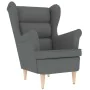Sillón de tela gris oscuro 74x84x100 cm von , Sessel - Ref: Foro24-4016896, Preis: 230,01 €, Rabatt: %
