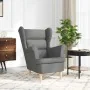 Sillón de tela gris oscuro 74x84x100 cm von , Sessel - Ref: Foro24-4016896, Preis: 230,01 €, Rabatt: %