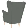 Sillón de tela gris oscuro 74x84x100 cm von , Sessel - Ref: Foro24-4016896, Preis: 230,01 €, Rabatt: %